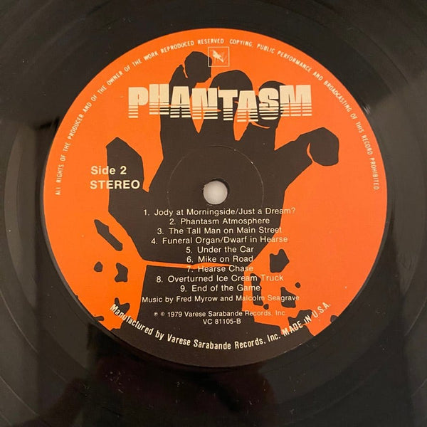 Used Vinyl Fred Myrow And Malcolm Seagrave – Phantasm LP USED NM/VG+ J113023-04