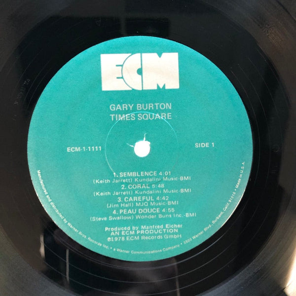 Used Vinyl Gary Burton - Times Square LP NM/VG++ USED 021122-020