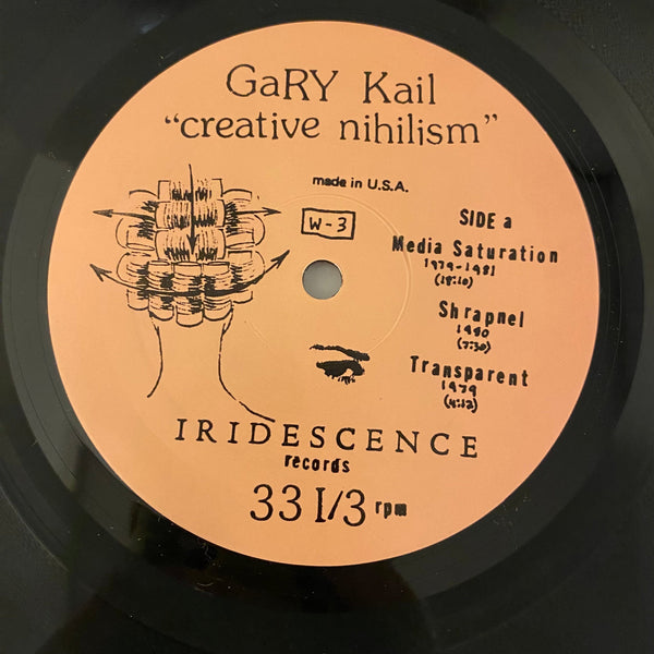 Used Vinyl Gary Kail / Zurich 1916 – Creative Nihilism 2LP USED NM/VG+ J083124-05