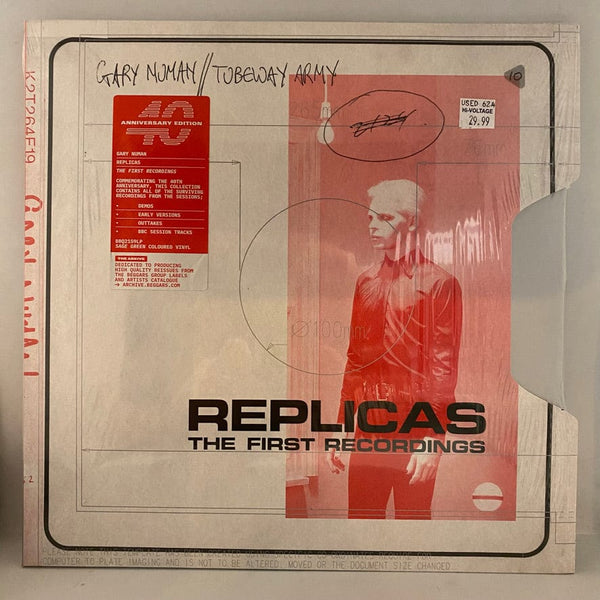 Used Vinyl Gary Numan / Tubeway Army – Replicas (The First Recordings) 2LP USED NM/NM Sage Green Vinyl J070124-08
