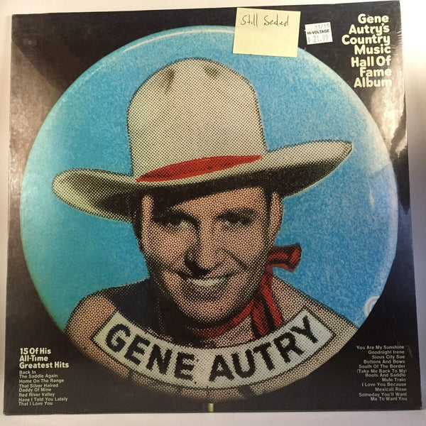 Used Vinyl Gene Autry - Country Music Hall Of Fame Album LP SEALED 10004069