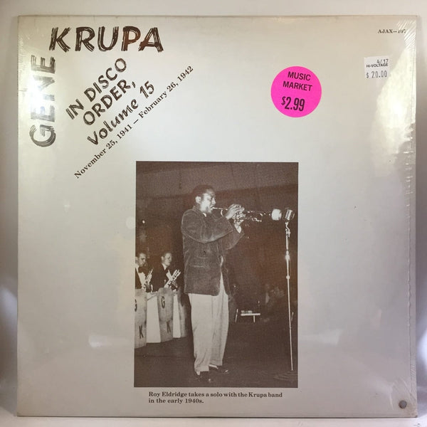 Used Vinyl Gene Krupa - In Disco Order Vol. 15 LP SEALED NOS 10009692