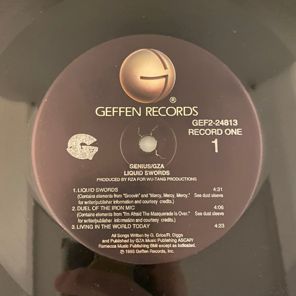 Genius / GZA – Liquid Swords 2LP USED VG++/G Original 1995 US 