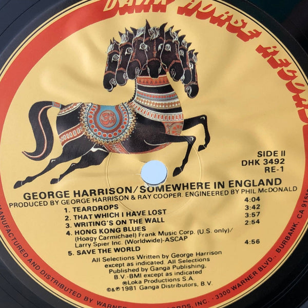 Used Vinyl George Harrison - Somewhere In England LP NM/VG++ USED 14147