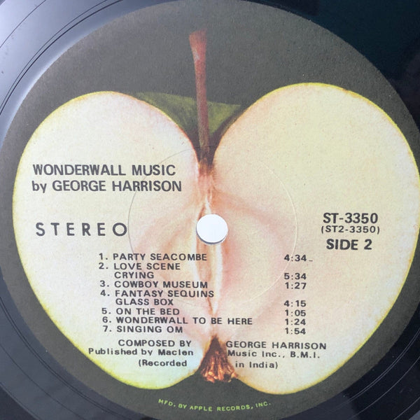 Used Vinyl George Harrison - Wonderwall Music LP VG+/VG++ USED V2 13414