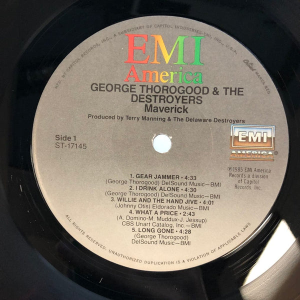 Used Vinyl George Thorogood and the Destroyers - Maverick LP VG++/VG++ USED I120321-038