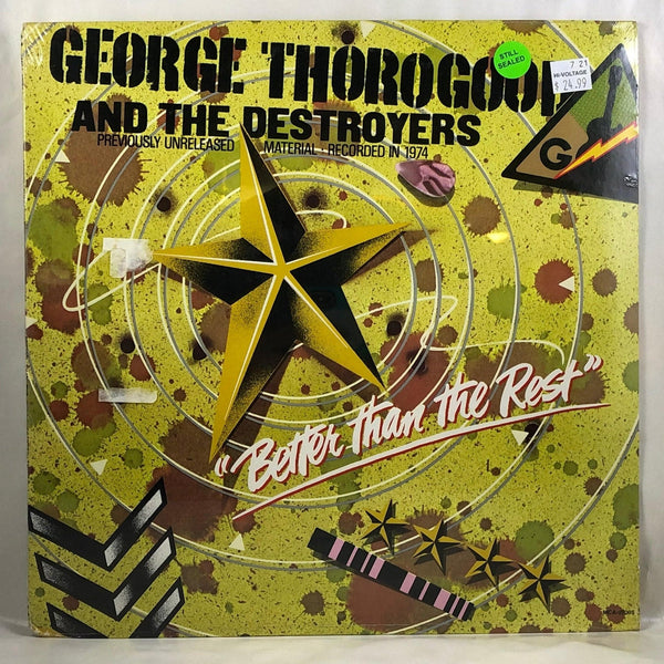 Used Vinyl George Thorogood & the Destroyers - Better Than The Rest LP SEALED NOS USED 14315