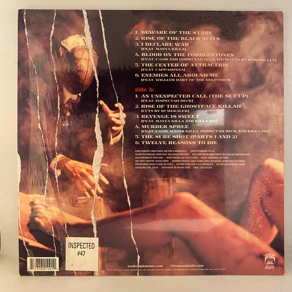 Used Vinyl Ghostface Killah And Adrian Younge – Twelve Reasons To Die LP USED NM/VG++ Red/Clear Vinyl J052024-11