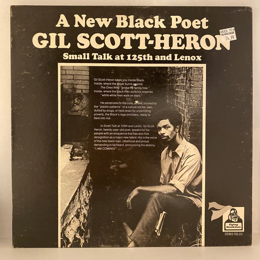 Used Vinyl Gil Scott-Heron – Small Talk At 125th And Lenox LP USED VG+/VG+ 1970 Pressing J072824-13