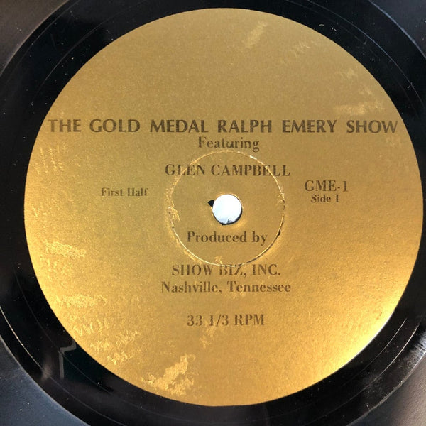 Used Vinyl Gold Medal Ralph Emory Show with Glen Campbell LP VG++/VG++ USED I120521-013