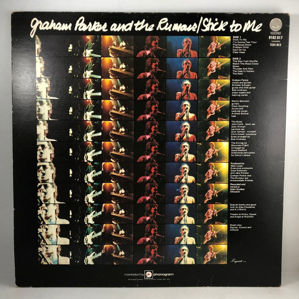 Used Vinyl Graham Parker and the Rumour - Stick to Me LP VG+/VG+ UK Import USED I020122-012