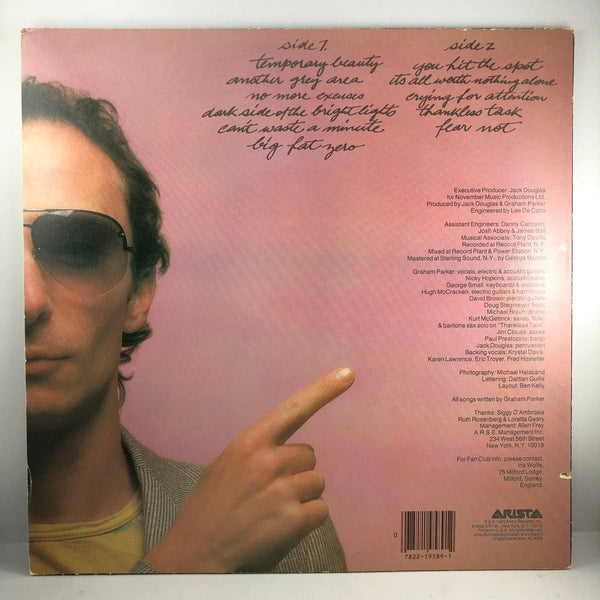 Used Vinyl Graham Parker - Another Grey Area LP VG++/VG++ USED I121221-044