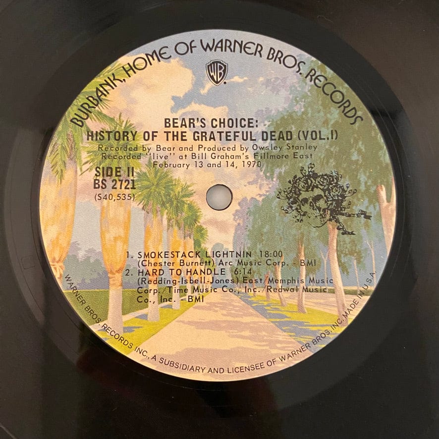 Grateful Dead – History Of The Grateful Dead, Vol. 1 (Bear's