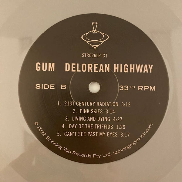 Used Vinyl Gum – Delorean Highway LP USED VG++/VG++ Silver Vinyl J061323-08