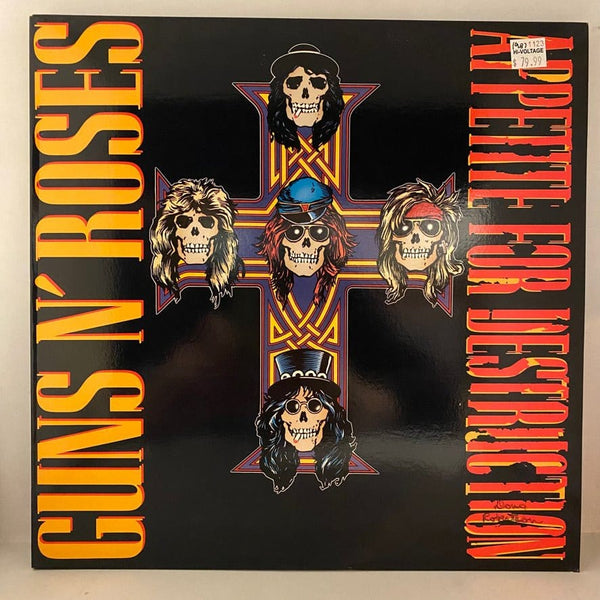 Used Vinyl Guns N' Roses – Appetite For Destruction LP USED NM/VG++ 1987 Pressing Club Edition J120723-04
