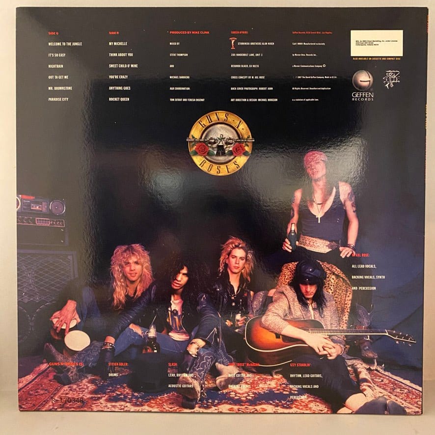 Guns N' Roses – Appetite For Destruction LP USED NM/VG++ Guns N' Roses – Appetite For Destruction LP USED NM/VG++