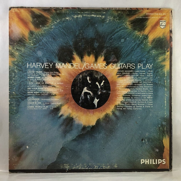 Used Vinyl Harvey Mandel - Games Guitars Play LP VG-VG USED 13264