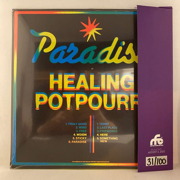Used Vinyl Healing Potpourri – Paradise LP USED NOS STILL SEALED Color Vinyl Numbered Club Edition J110523-06