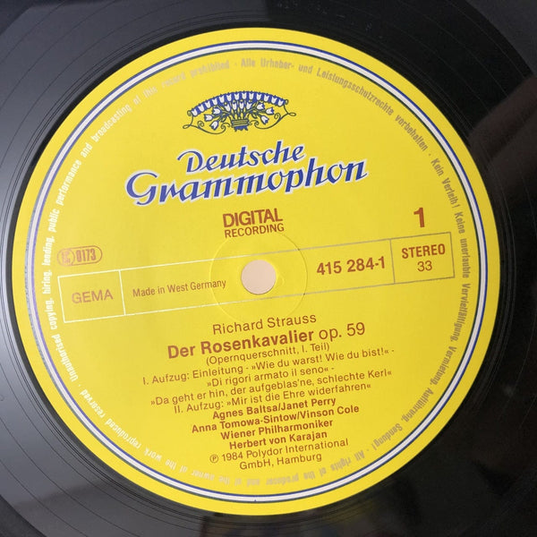 Used Vinyl Herbert Von Karajan - Strauss-Rosenkavalier: Querschnitt Highlights LP NM-NM USED 11014