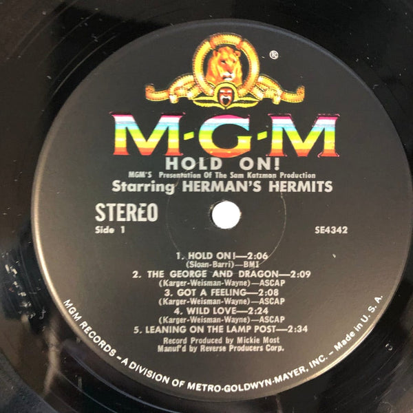 Used Vinyl Herman's Hermits - Hold On! OST LP NM/VG++ USED I121221-028