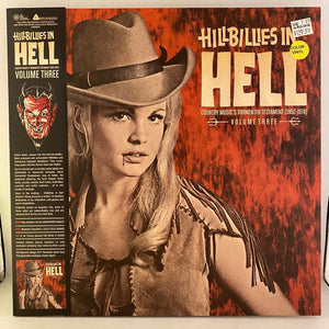 Used Vinyl Hillbillies In Hell - Country Music's Tormented Testament (1952-1974) Volume Three LP USED VG+/NM Red Vinyl J071723-12