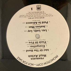 Used Vinyl Hoyt Axton - Fearless LP USED VG++/VG+ Promo J080722-32