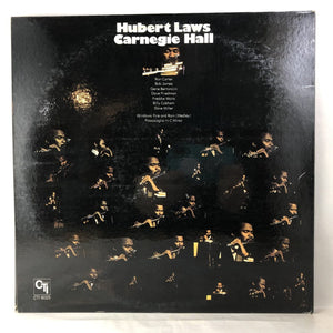 Used Vinyl Hubert Laws - Carnegie Hall LP VG++-NM USED 9458