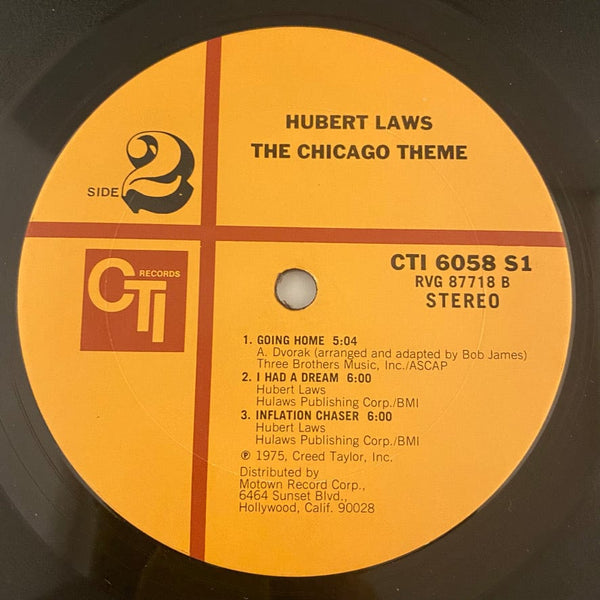 Used Vinyl Hubert Laws - The Chicago Theme LP USED VG++/VG+ J081522-09