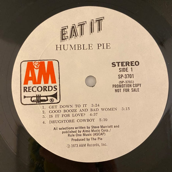 Used Vinyl Humble Pie – Eat It 2LP USED VG++/VG Promo J092322-07