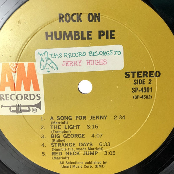 Used Vinyl Humble Pie - Rock On LP VG+-VG USED 12735