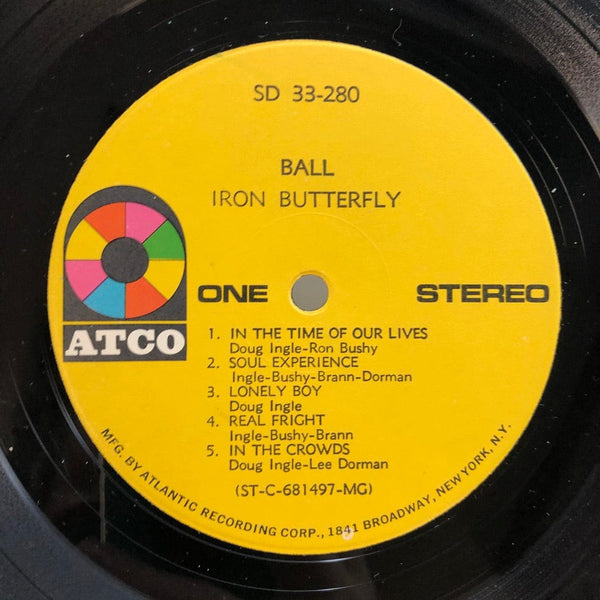 Used Vinyl Iron Butterfly - Ball LP VG++/VG+ USED I010722-029