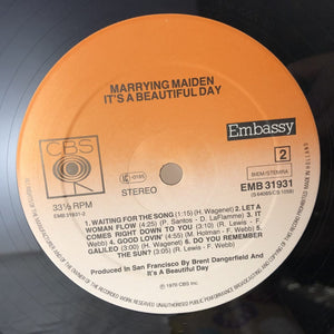 Used Vinyl It's A Beautiful Day - Marrying Maiden LP Holland Import VG+-VG+ USED 9986