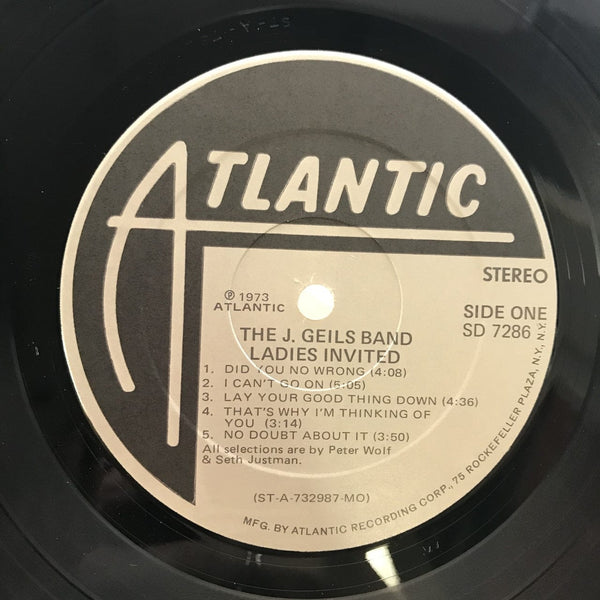 Used Vinyl J. Geils Band - Ladies Invited LP NM-VG+ USED 3225