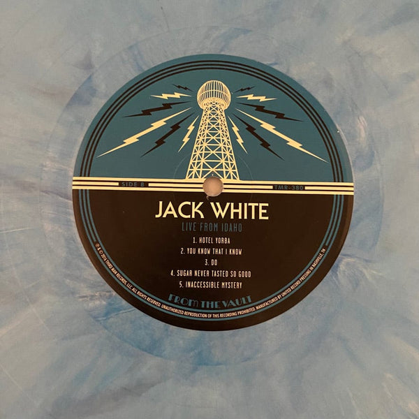 Used Vinyl Jack White – Acoustic Tour 2015 2LP USED NM/VG+ Blue Marble Vinyl Box Set w/ DVD J092224-02