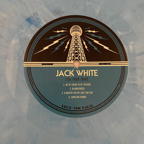 Used Vinyl Jack White – Acoustic Tour 2015 2LP USED NM/VG+ Blue Marble Vinyl Box Set w/ DVD J092224-02