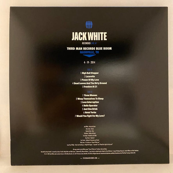 Used Vinyl Jack White / Witch / Dinosaur Jr. / Mudhoney - Third Man Live 3LP+7" Box Set Used NM/NM Blue/White Vinyl - Third Man Vault J071424-12