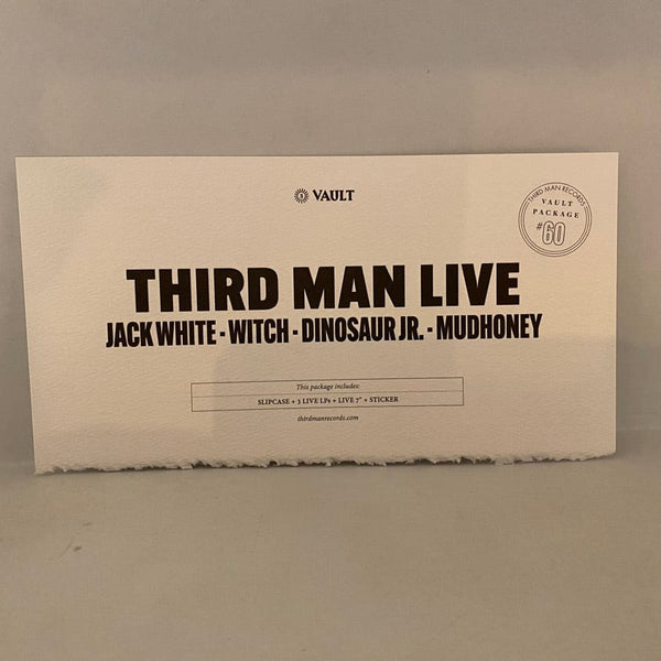 Used Vinyl Jack White / Witch / Dinosaur Jr. / Mudhoney - Third Man Live 3LP+7" Box Set Used NM/NM Blue/White Vinyl - Third Man Vault J071424-12