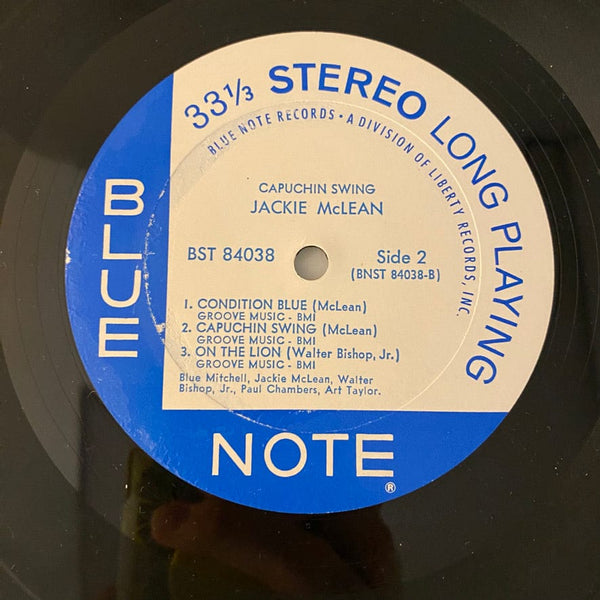 Used Vinyl Jackie McLean – Capuchin Swing LP USED VG++/VG+ 1966 Pressing J081824-03