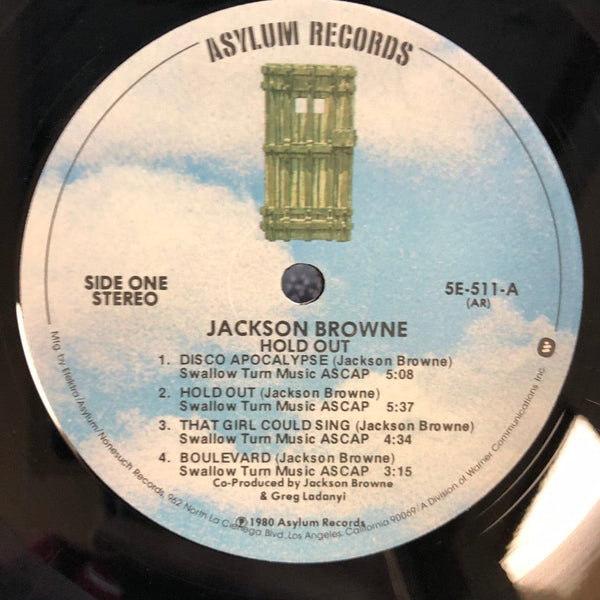 Used Vinyl Jackson Browne - Hold Out LP VG++/VG++ USED I120321-027