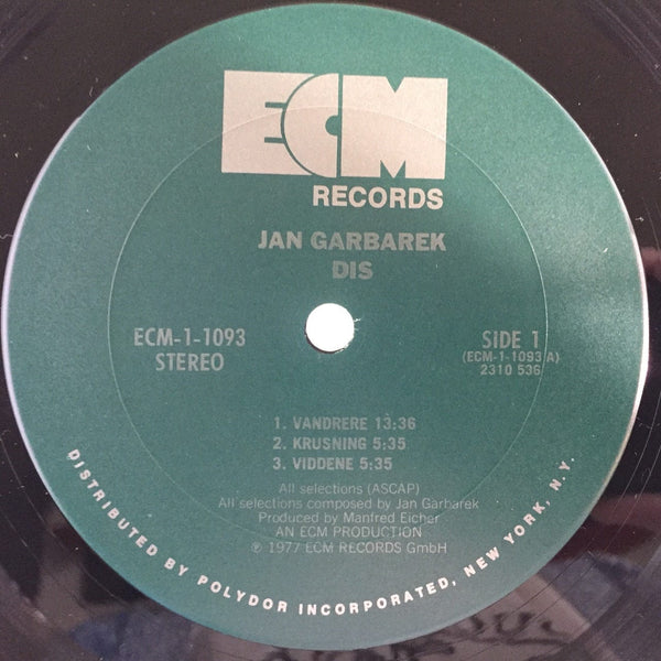 Used Vinyl Jan Garbarek - Dis LP VG++-VG++ USED 6646
