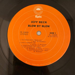 Used Vinyl Jeff Beck – Blow By Blow LP USED NM/NM 1975 Pressing J092824-07