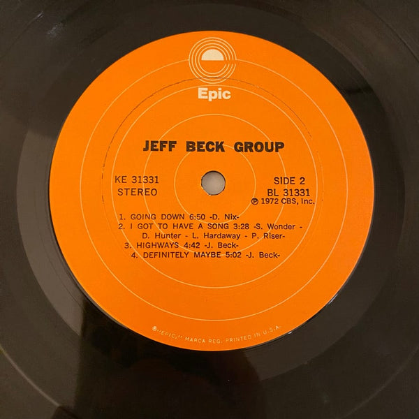 Used Vinyl Jeff Beck Group – Jeff Beck Group LP USED NM/VG+ J092824-08