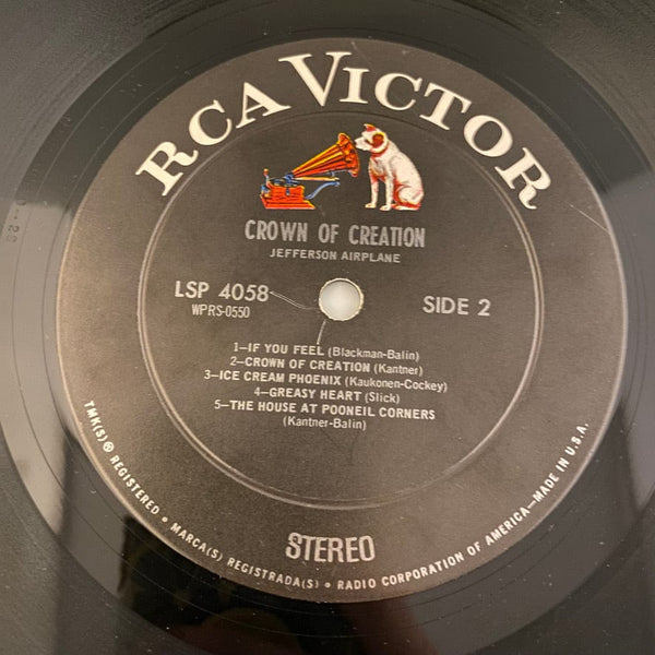 Used Vinyl Jefferson Airplane – Crown Of Creation LP USED VG+/VG+ J111422-05