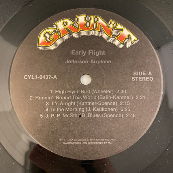 Used Vinyl Jefferson Airplane – Early Flight LP USED VG++/VG+ J112022-16