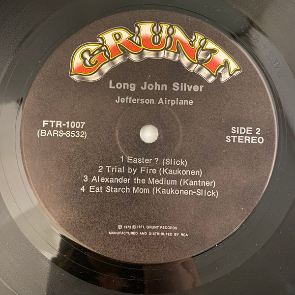 Used Vinyl Jefferson Airplane – Long John Silver LP USED VG+/VG J112122-01