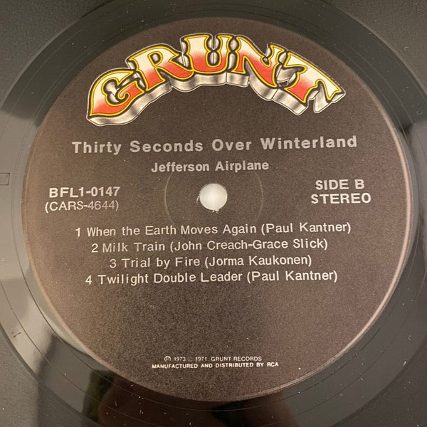 Used Vinyl Jefferson Airplane – Thirty Seconds Over Winterland LP USED VG++/VG+ J111422-07