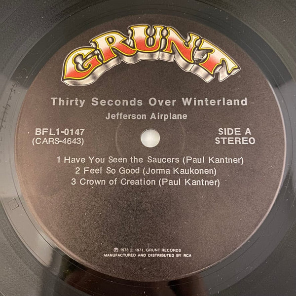 Used Vinyl Jefferson Airplane – Thirty Seconds Over Winterland LP USED VG++/VG+ J111422-07