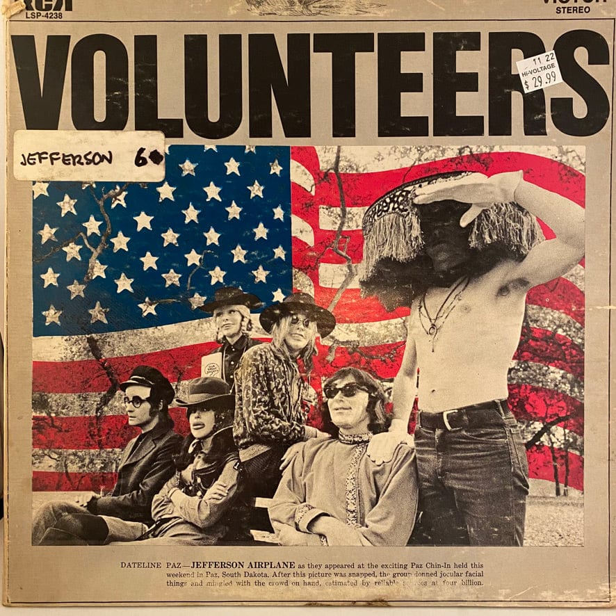 Jefferson Airplane – Volunteers LP USED VG++/VG