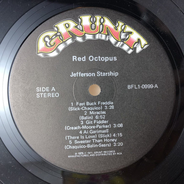 Used Vinyl Jefferson Starship - Red Octopus LP NM-VG++ USED V2 10619