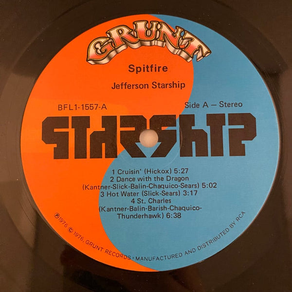 Used Vinyl Jefferson Starship – Spitfire LP USED VG++/VG+ J112022-15